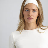 Cotton Jersey Headband Milky